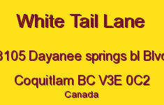 White Tail Lane 3105 DAYANEE SPRINGS BL V3E 0C2